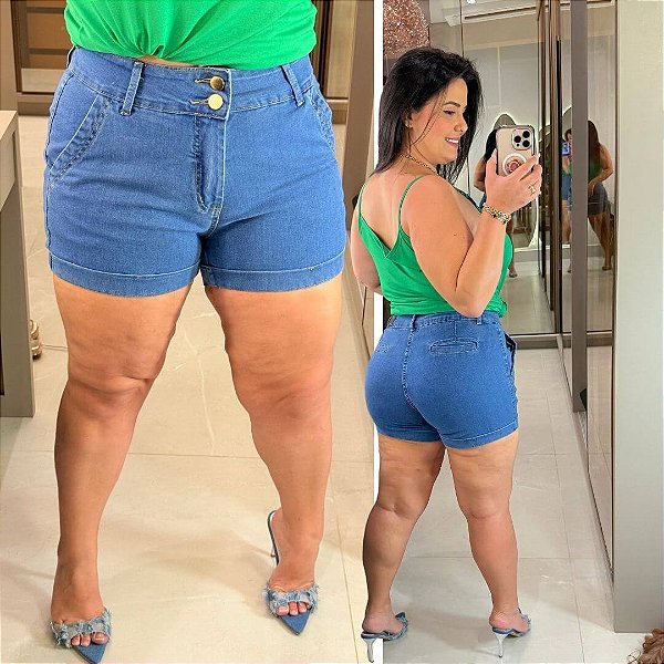 Short Jeans Awa Isis Plus Size