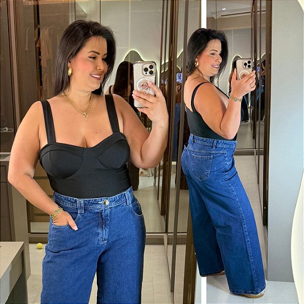 Body Suplex Jenny Preto Plus Size