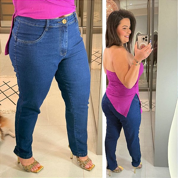 Calça Jeans Awa Leticia Básica Plus Size
