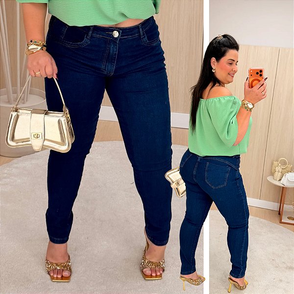 Calça Jeans Awa Leticia Básica Plus Size
