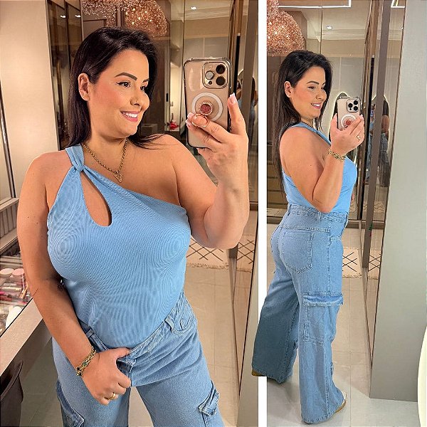 Body Adriana Azul BB Plus Size