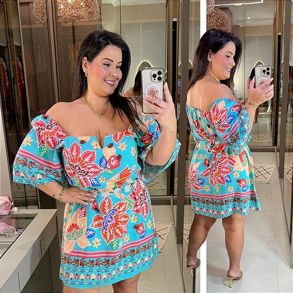 Vestido Giovana Tifany Plus Size