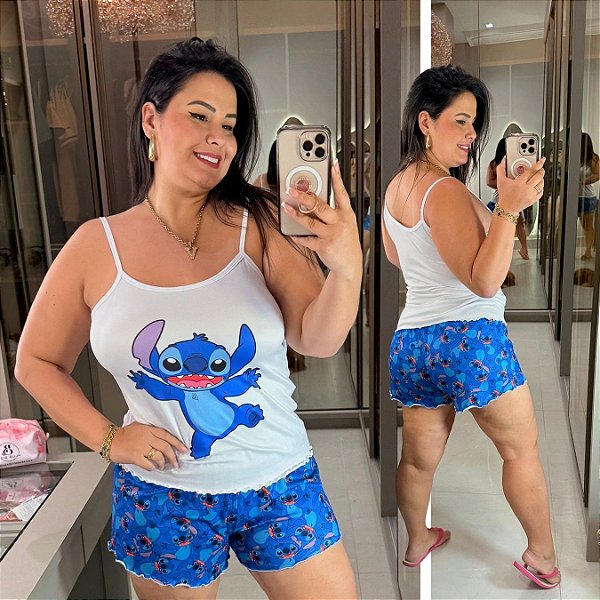 Pijama Stitch Plus Size