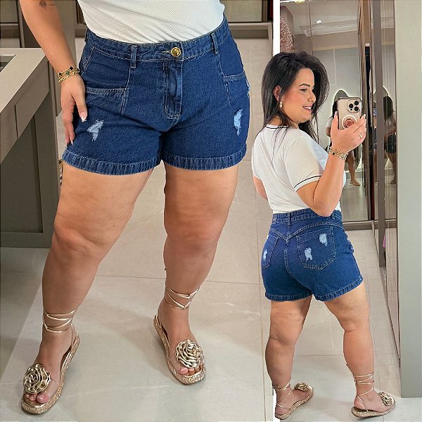 Short Jeans Awa Marina Plus Size