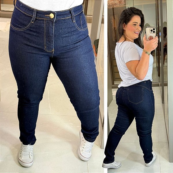 Calça Jeans Awa Deise Skinny Plus Size