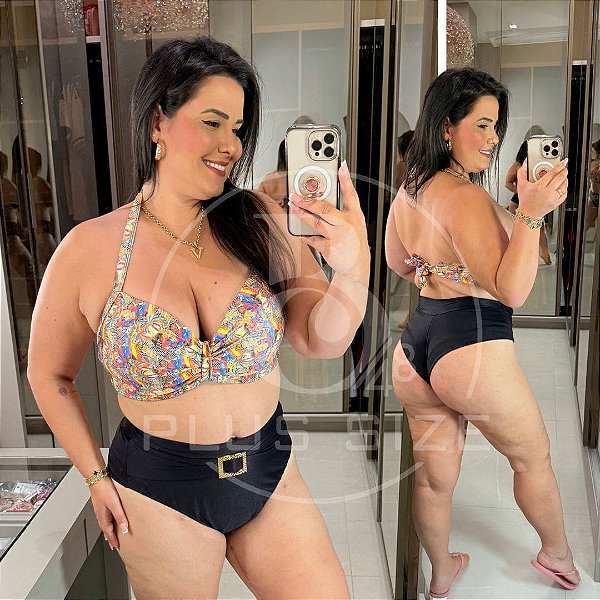Biquíni Fran Estampado Plus Size