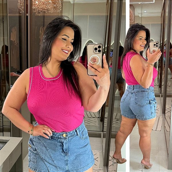 Regata Ribana Tatiana Pink Plus Size