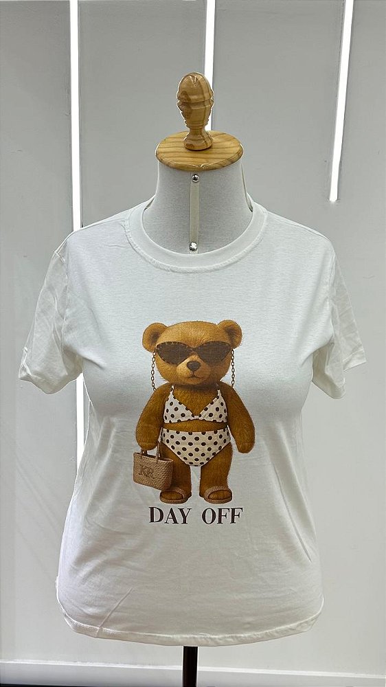 T shirt Urso Off Plus Size