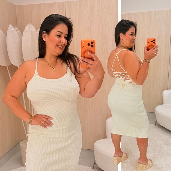 Vestido Alcinha Modal Amália Off Plus Size