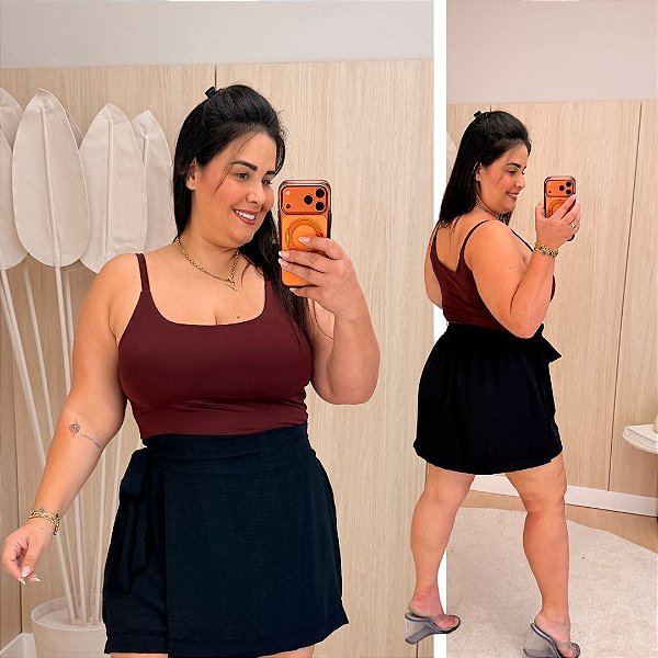 Cropped Suplex Alcinha Vinho Plus Size