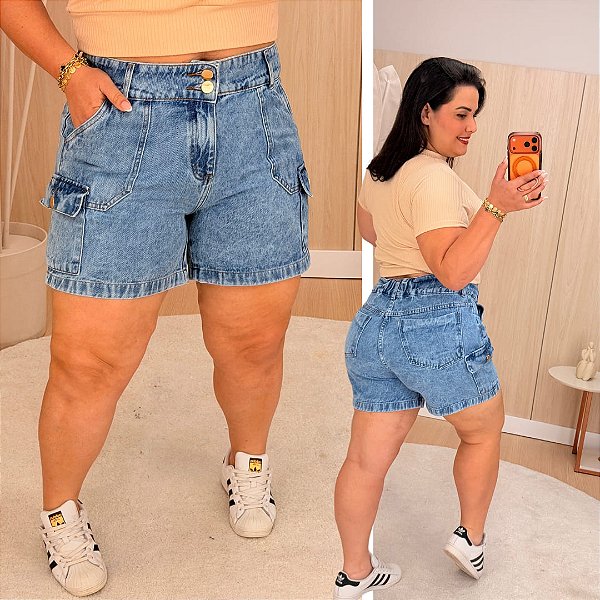 Short Jeans Awa Simone Plus Size