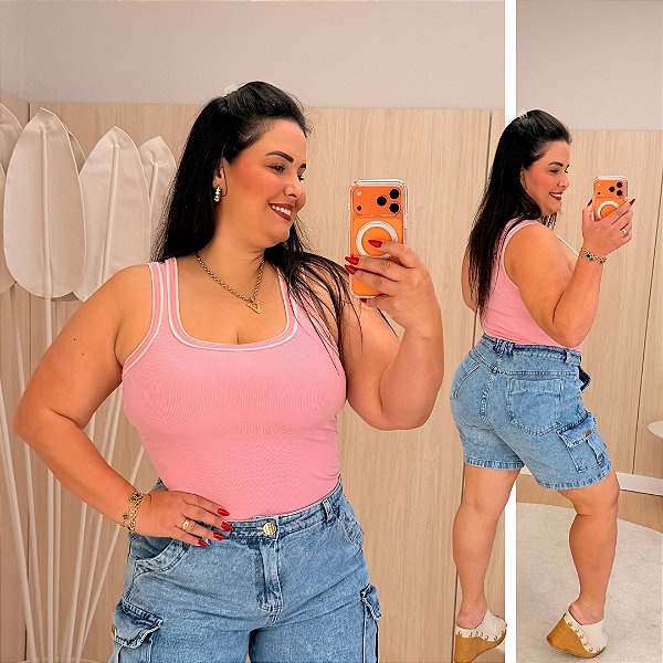 Regata Ribana Listra Sara Rosa BB Plus Size