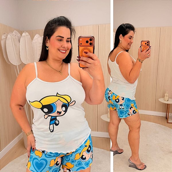 Pijama Estampa Lindinha Plus Size