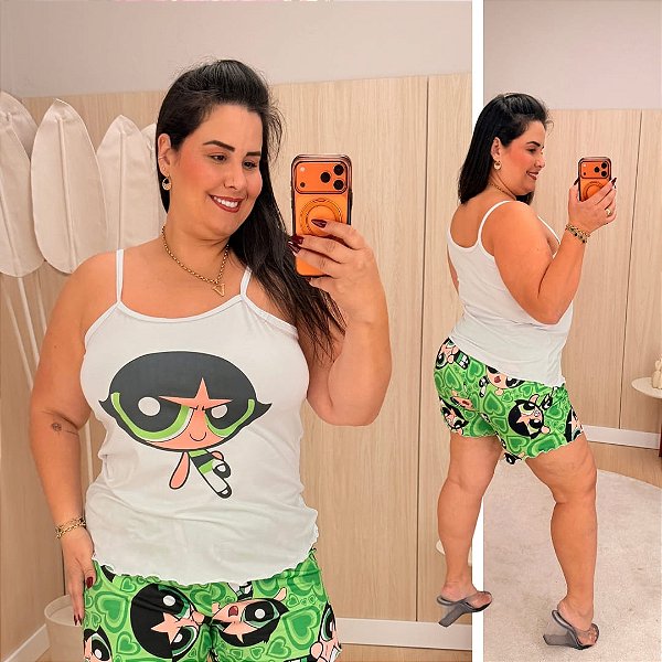 Pijama Estampa Docinho Plus Size