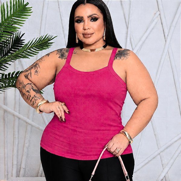 Alcinha Ribana Lavínia Pink Plus Size