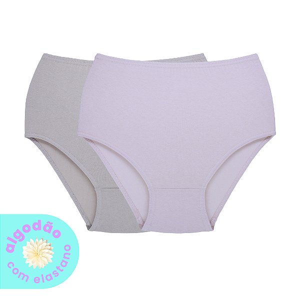 Kit com 2 Calçolas Clássica Algodão com Elastano