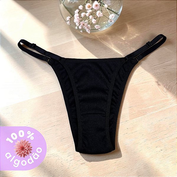Calcinha Amor String 100% Algodão - Cintura regulável