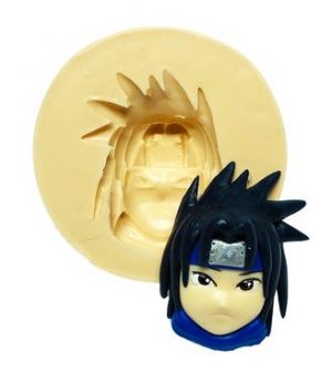 Molde de silicone  Rosto do Sasuke- Naruto