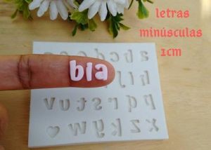 Molde de silicone de Alfabeto/ Letras Minúsculas