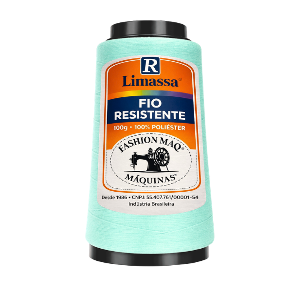Fio Resistente Cor 060 Piscina 100g Marca Resistente 100% Poliéster