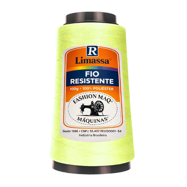 Fio Resistente Cor 096 Alface 100g Marca Resistente 100% Poliéster#