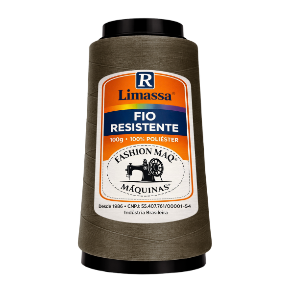 Fio Resistente Cor 121 Madeira 100g Marca Resistente 100% Poliéster#