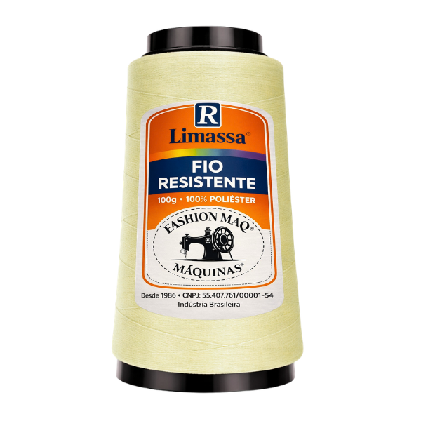 Fio Resistente Cor 133 Jasmim 100g Marca Resistente 100% Poliéster#