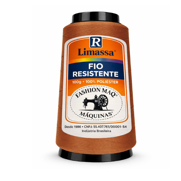 Fio Resistente Cor 137 Tangerina 100g Marca Resistente 100% Poliéster#
