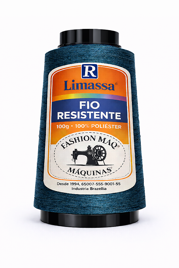 Fio Resistente Cor 162 Pavão 100g Marca Resistente 100% Poliéster#