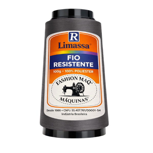 Fio Resistente Cor 263 Carvão 100g Marca Resistente 100% Poliéster