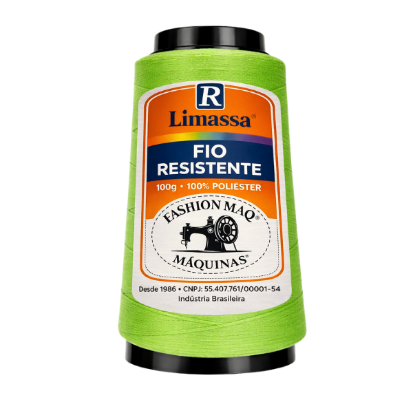 Fio Resistente Cor 168 Folha 100g Marca Resistente 100% Poliéster