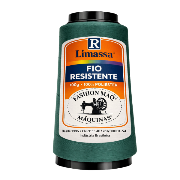 Fio Resistente Cor 215 Laguna 100g Marca Resistente 100% Poliéster#