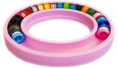 Porta Bobina de Borracha Rosa DWBB30