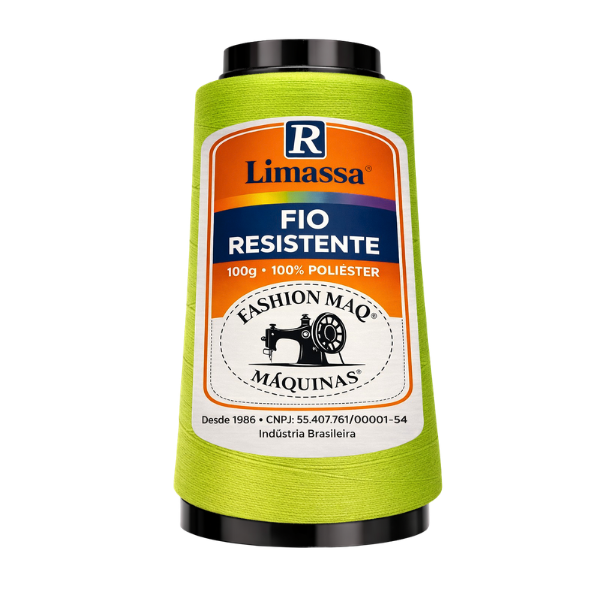 Fio Resistente Cor 166 Kiwi 100g Marca Resistente 100% Poliéster