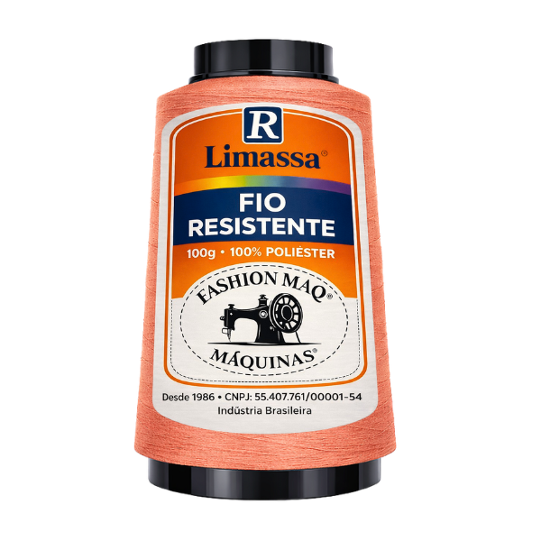 Fio Resistente Cor 289 Zarcão 100g Marca Resistente 100% Poliéster