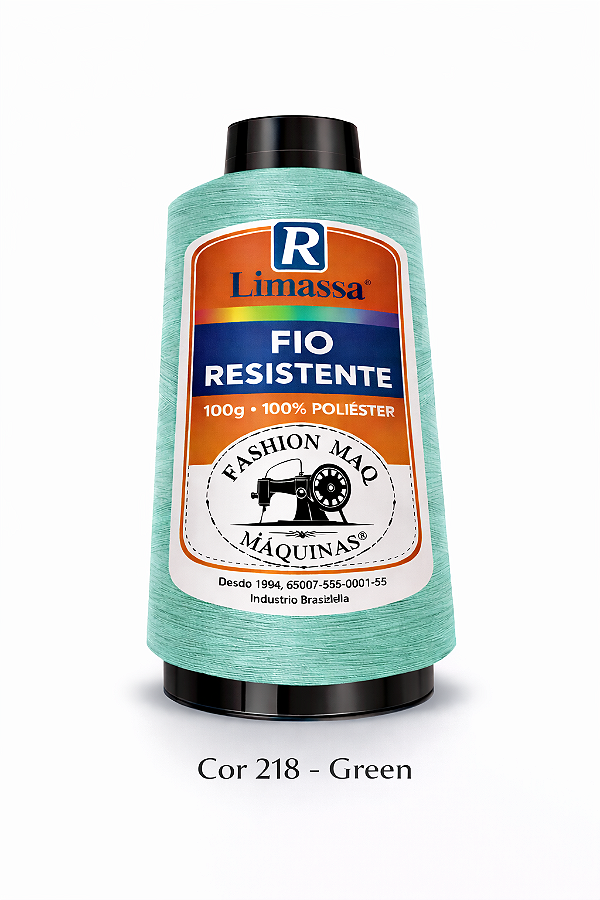 Fio Resistente Cor 218 Green 100g Marca Resistente 100% Poliéster#