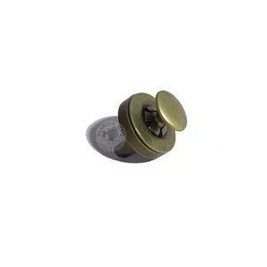 Botão 18Mm Imã 1 Acabamento Ouro Velho