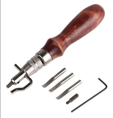 Kit Frisador De Couro C/ 5 Ponteiras