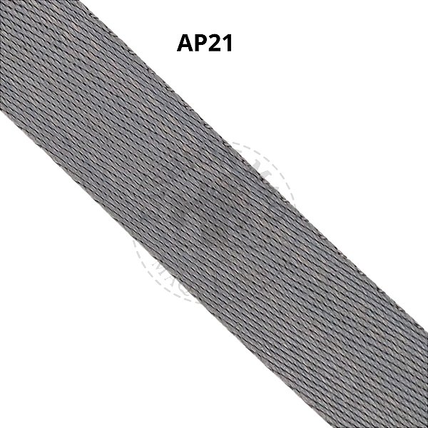 Alça Chic 20mm Poliéster Cinza Prata