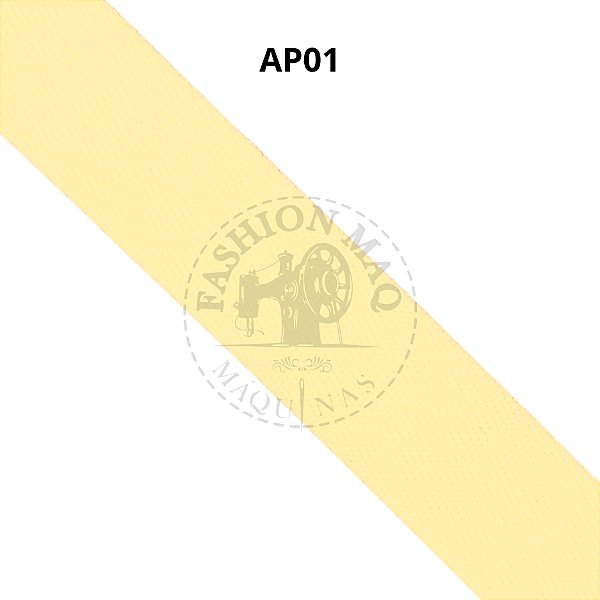 Alça Chic 30mm Poliéster Amarelo Bb