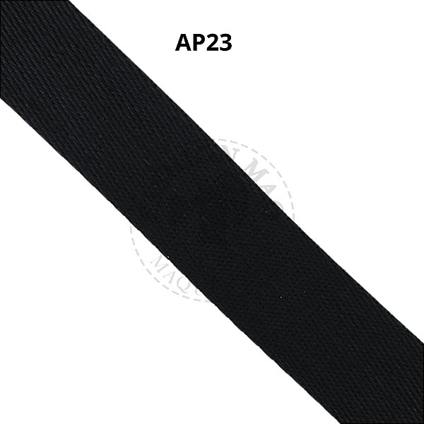 Alça Chic 30mm Poliéster Preto