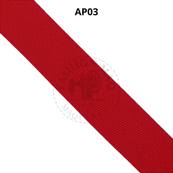 Alça Chic 30mm Poliéster Vermelho