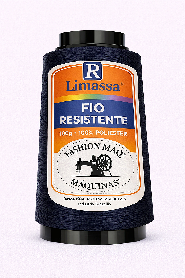 Fio Resistente Cor 119 Blue 100g Marca Resistente 100% Poliéster