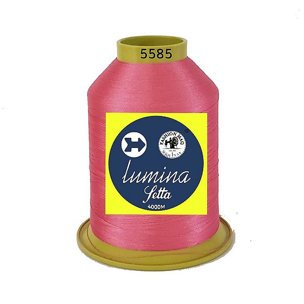 Linha de Bordado Cor 5585 Setta Lumina 4000 metros Brilho e Resistência para Bordados Profissionais#