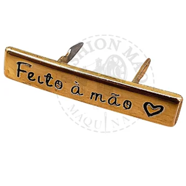 Placa Feito A Mão Dourado Garra (Cataforetico)