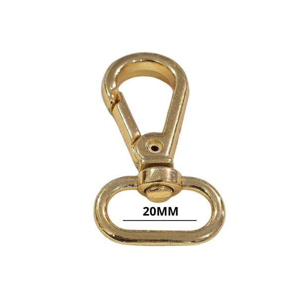 Mosquetão Dourado 20Mm (Cataforetico)