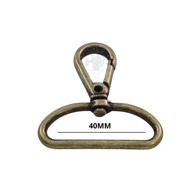 Mosquetão 40mm Ouro Velho