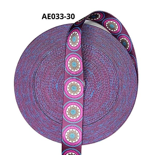 Alça Chic 30mm Estampada Pancolors Vinho