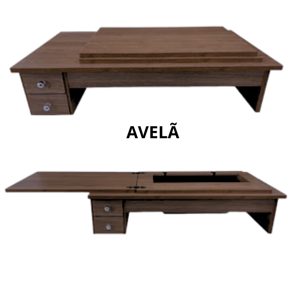 Móvel 2 Gavetas Avelã