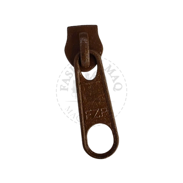 Cursor De Zíper Nº5 Simples Marrom
